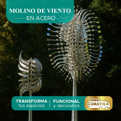 ✨MOLINO DE VIENTO EN ACERO INOXIDABLE✨