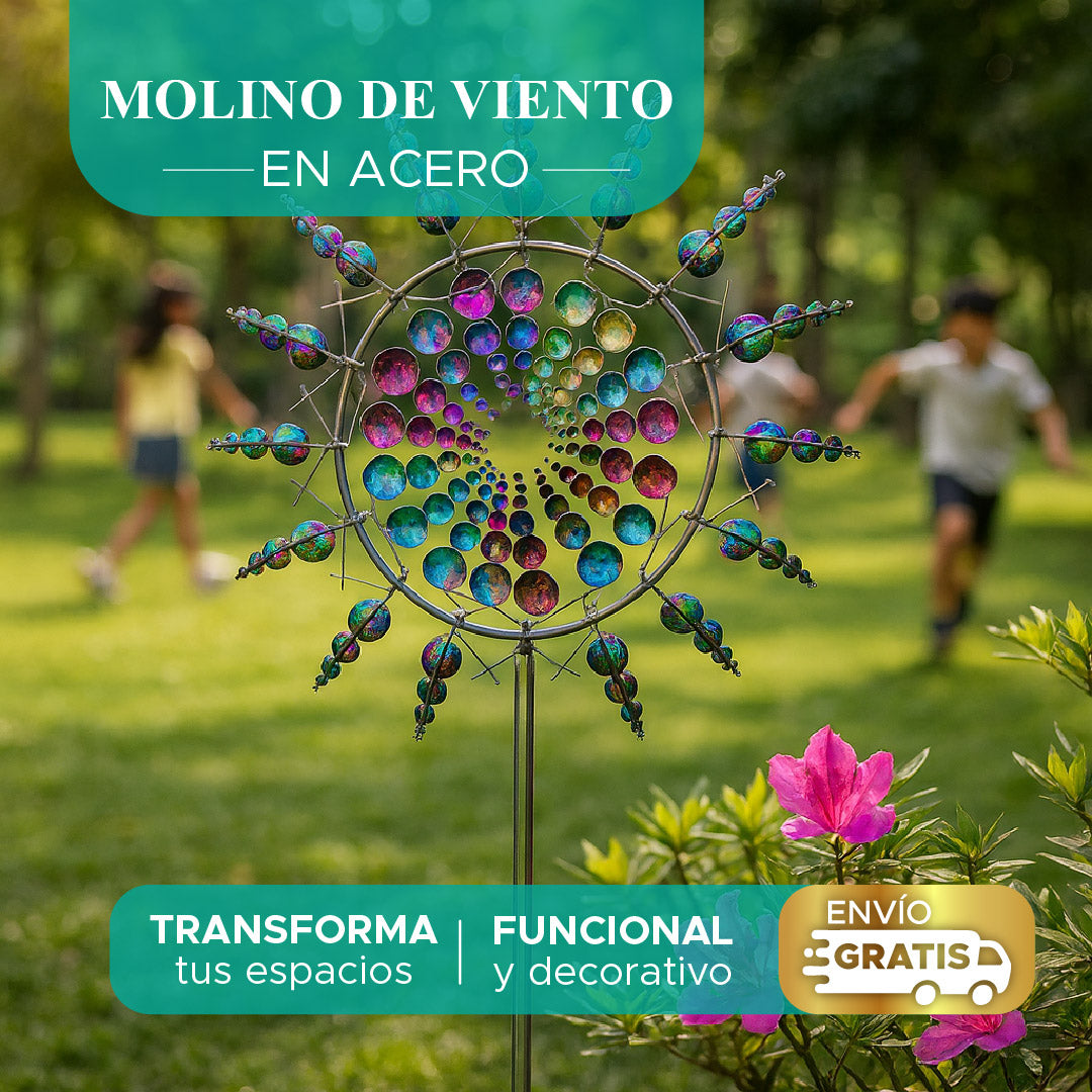 ✨MOLINO DE VIENTO EN ACERO INOXIDABLE✨