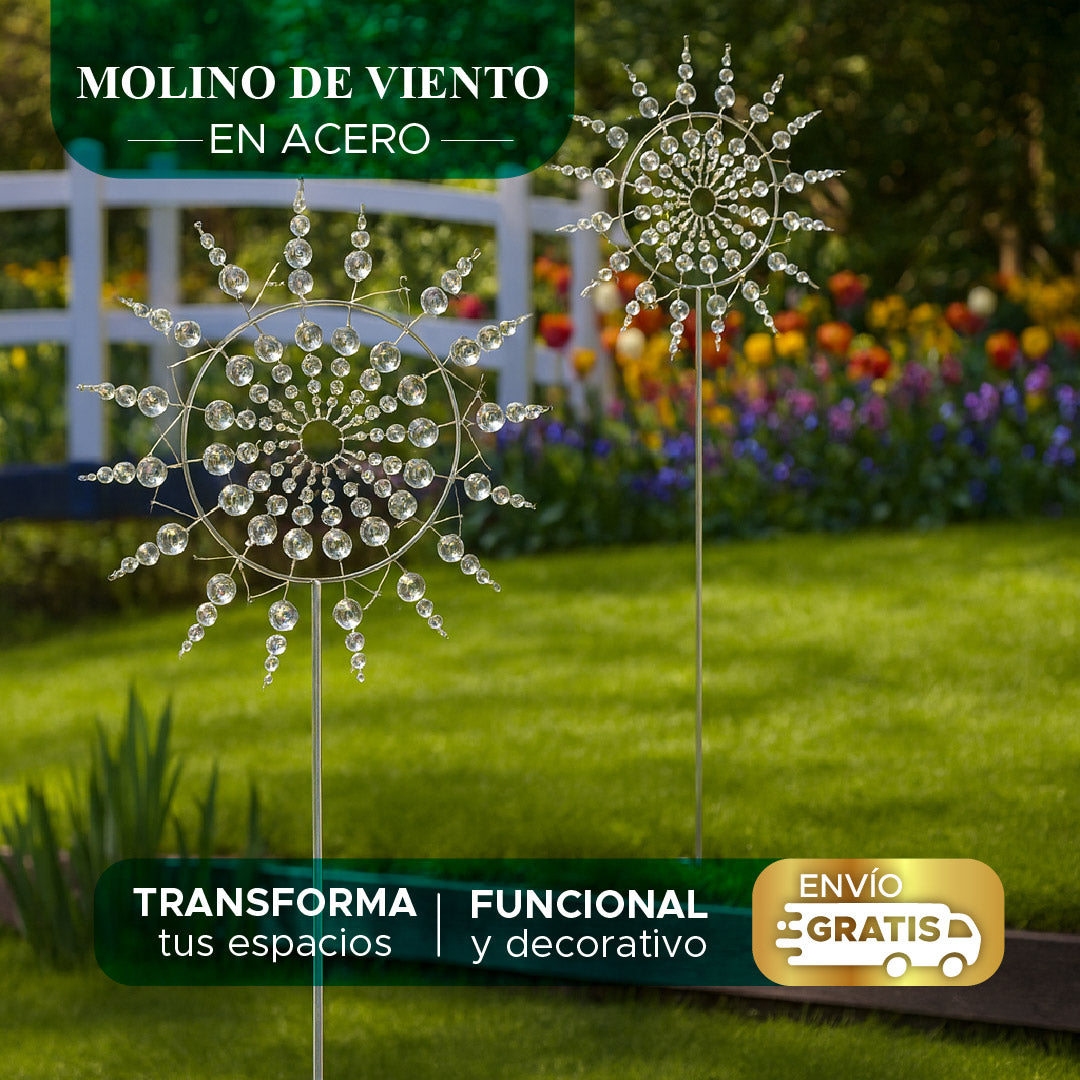 ✨MOLINO DE VIENTO EN ACERO INOXIDABLE✨