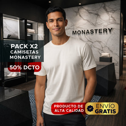 🔥👕 PACK x2 CAMISETAS MONASTERY PREMIUM 👕🔥