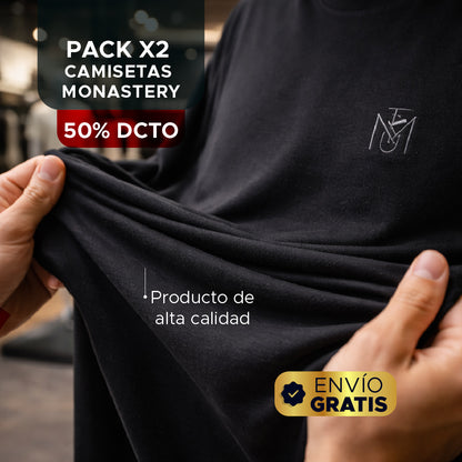 🔥👕 PACK x2 CAMISETAS MONASTERY PREMIUM 👕🔥