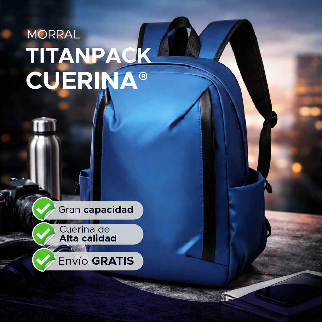 🎯 TitanPack Cuerina impermeable de alta calidad💦✅