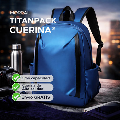 🎯 TitanPack Cuerina impermeable de alta calidad💦✅