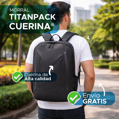 🎯 TitanPack Cuerina impermeable de alta calidad💦✅