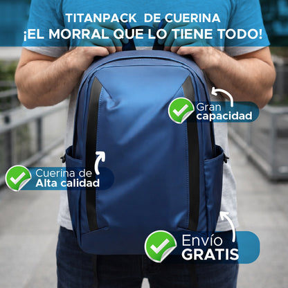 🎯 TitanPack Cuerina impermeable de alta calidad💦✅