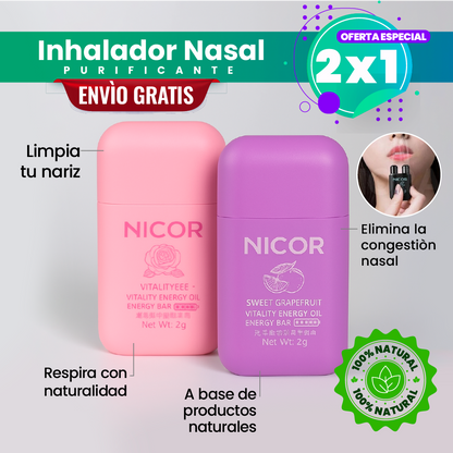 🌬️ AIRBOOST™ INHALADOR NASAL – ENERGÍA Y ALIVIO AL INSTANTE ⚡