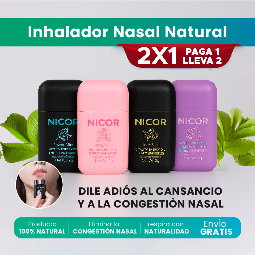 🌬️ AIRBOOST™ INHALADOR NASAL – ENERGÍA Y ALIVIO AL INSTANTE ⚡