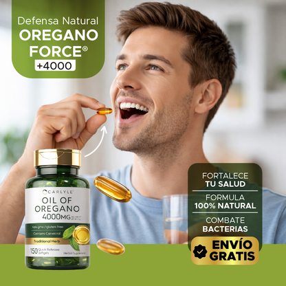🌿 OreganoForce Ultra 4.000 mg 🛡 Refuerza tu sistema inmunológico 💪✨