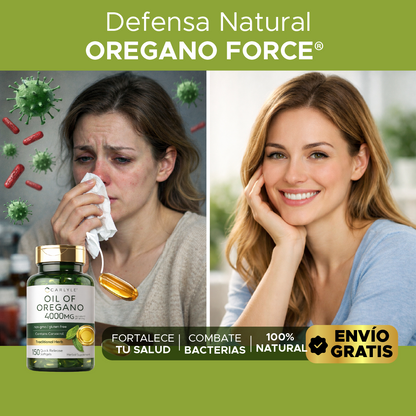 🌿 OreganoForce Ultra 4.000 mg 🛡 Refuerza tu sistema inmunológico 💪✨