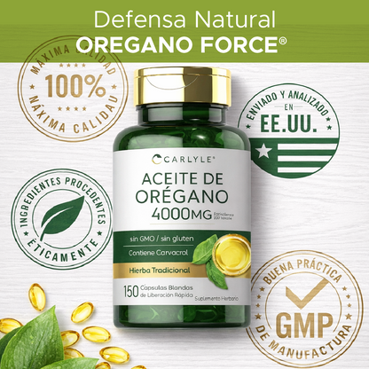 🌿 OreganoForce Ultra 4.000 mg 🛡 Refuerza tu sistema inmunológico 💪✨