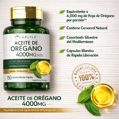 🌿 OreganoForce Ultra 4.000 mg 🛡 Refuerza tu sistema inmunológico 💪✨