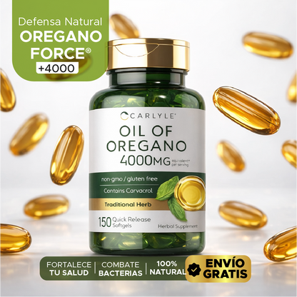 🌿 OreganoForce Ultra 4.000 mg 🛡 Refuerza tu sistema inmunológico 💪✨