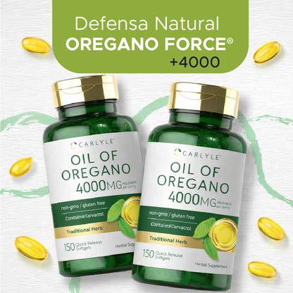🌿 OreganoForce Ultra 4.000 mg 🛡 Refuerza tu sistema inmunológico 💪✨
