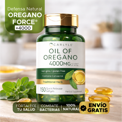 🌿 OreganoForce Ultra 4.000 mg 🛡 Refuerza tu sistema inmunológico 💪✨