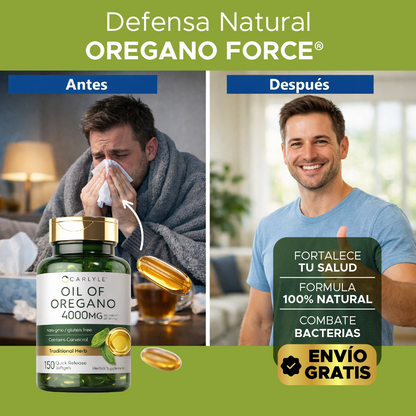 🌿 OreganoForce Ultra 4.000 mg 🛡 Refuerza tu sistema inmunológico 💪✨
