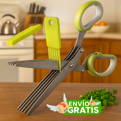 ✂️ Tijeras en Acero Multifunción Para Cocina 👩🏻‍🍳X-Chef