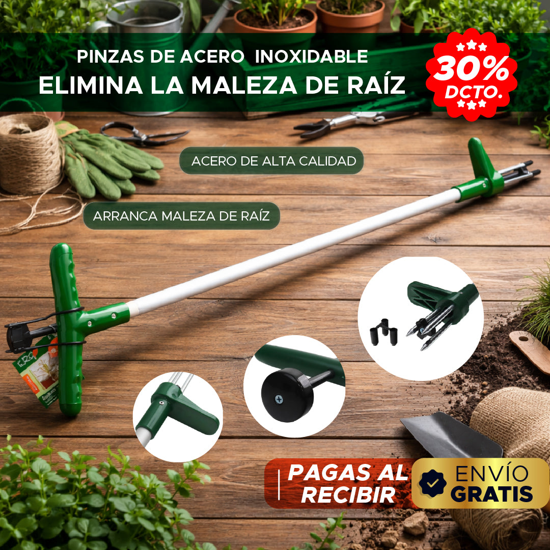 🛠️✨ 🌱 PINZAS DE ACERO PARA ARRANCAR MALEZA DE RAÍZ 💪🌿✨