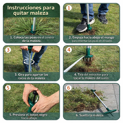 🛠️✨ 🌱 PINZAS DE ACERO PARA ARRANCAR MALEZA DE RAÍZ 💪🌿✨