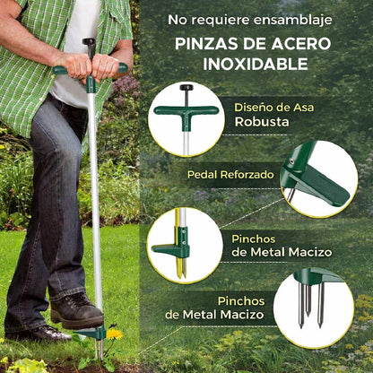 🛠️✨ 🌱 PINZAS DE ACERO PARA ARRANCAR MALEZA DE RAÍZ 💪🌿✨