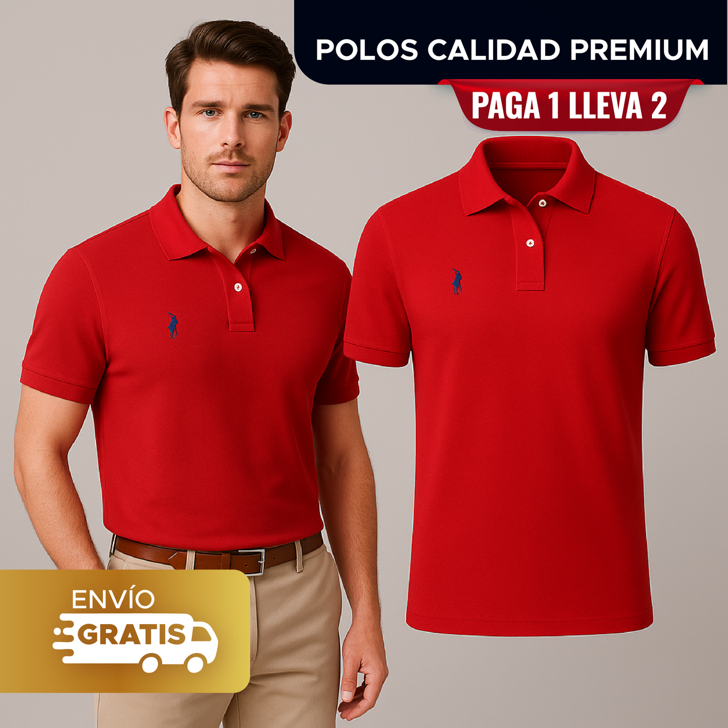 🧥 Polo Premium ¡PAGA 1 Y LLEVA 2¡ 🚀