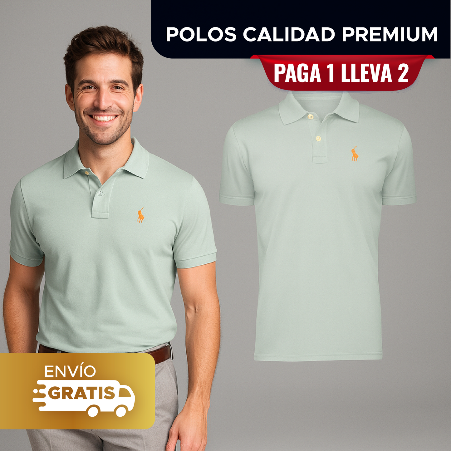 🧥 Polo Premium ¡PAGA 1 Y LLEVA 2¡ 🚀