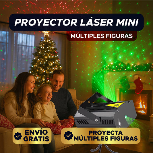 ⭐PROYECTOR LASER MINI ⚡ Shows de Luces en Segundos 🌌