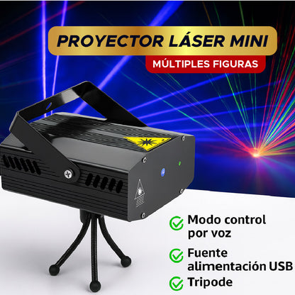 ⭐PROYECTOR LASER MINI ⚡ Shows de Luces en Segundos 🌌