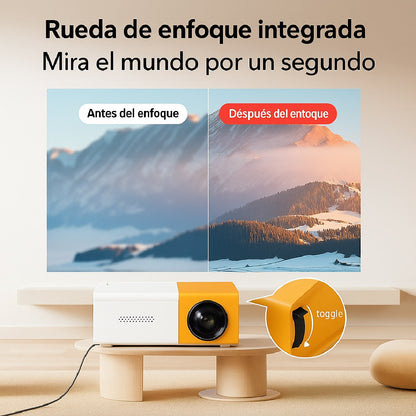 ✨ 🎥 PROYECTOR LED PORTATIL HD CON ALTAVOZ🎬 ⭐