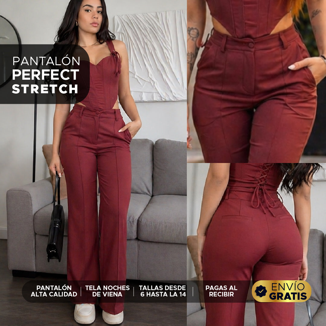 💎 Pantalón Perfect Stretch 🌟 Luce elegante, cómoda y segura todo el día 🔥