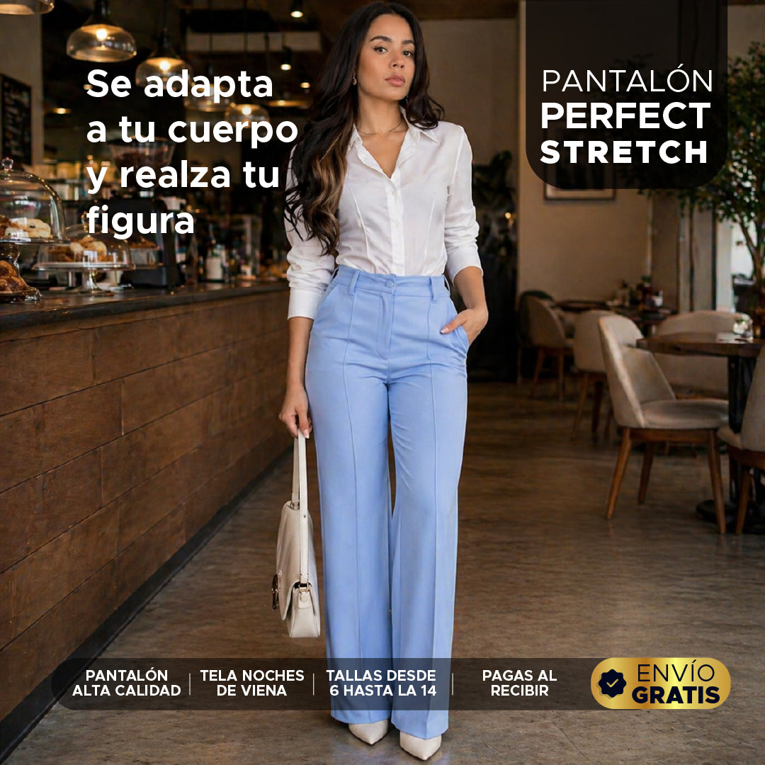 💎 Pantalón Perfect Stretch 🌟 Luce elegante, cómoda y segura todo el día 🔥