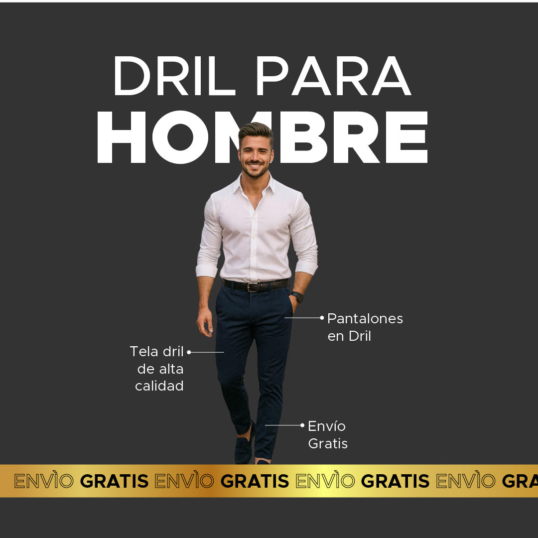 👖PANTALONES DRIL SUPER PREMIUM PARA HOMBRE⭐⭐⭐⭐⭐