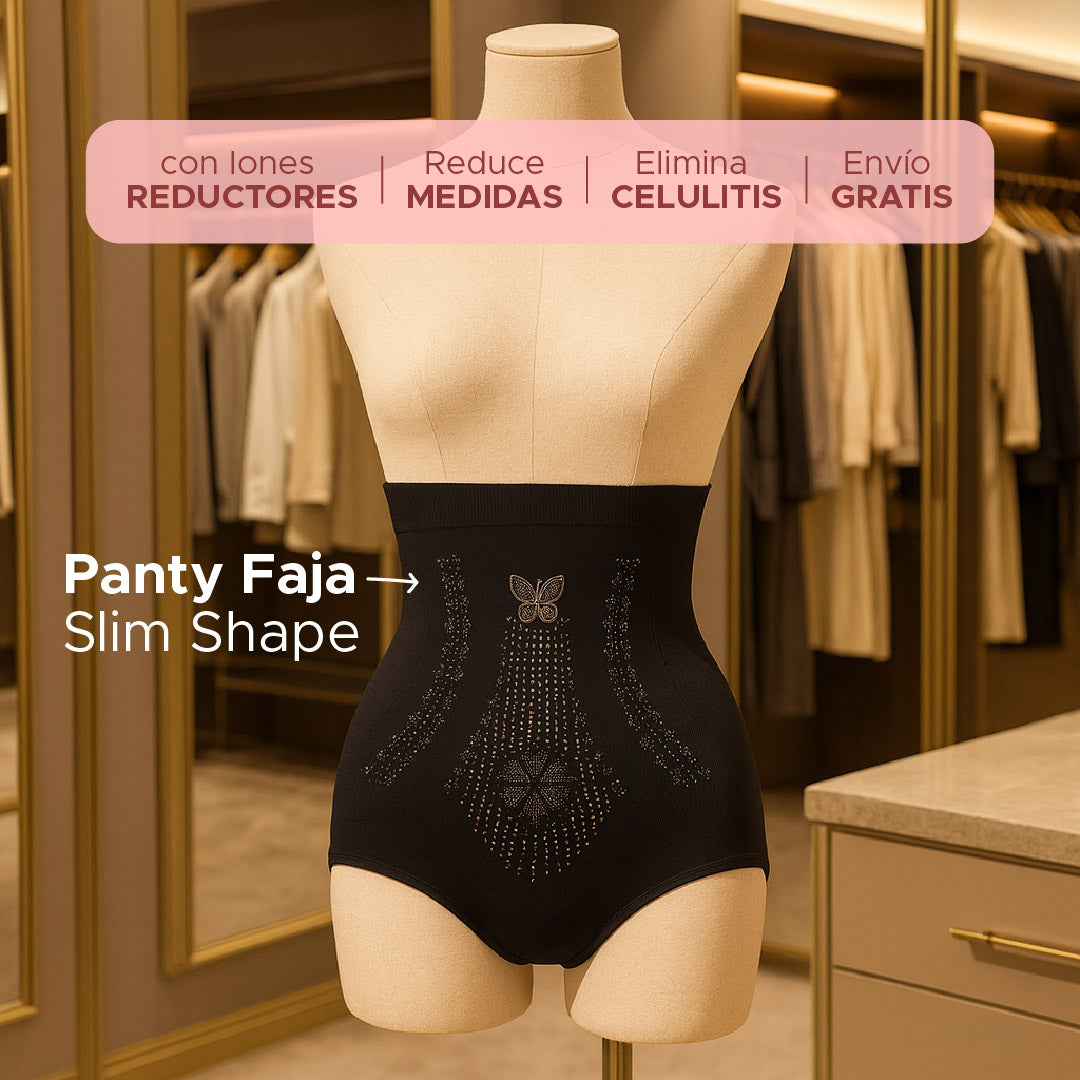 🚨Panty faja Slim Shape™ con Iones reductores, Elimina celulitis, estrias y reduce medidas 📏 30% de DCTO