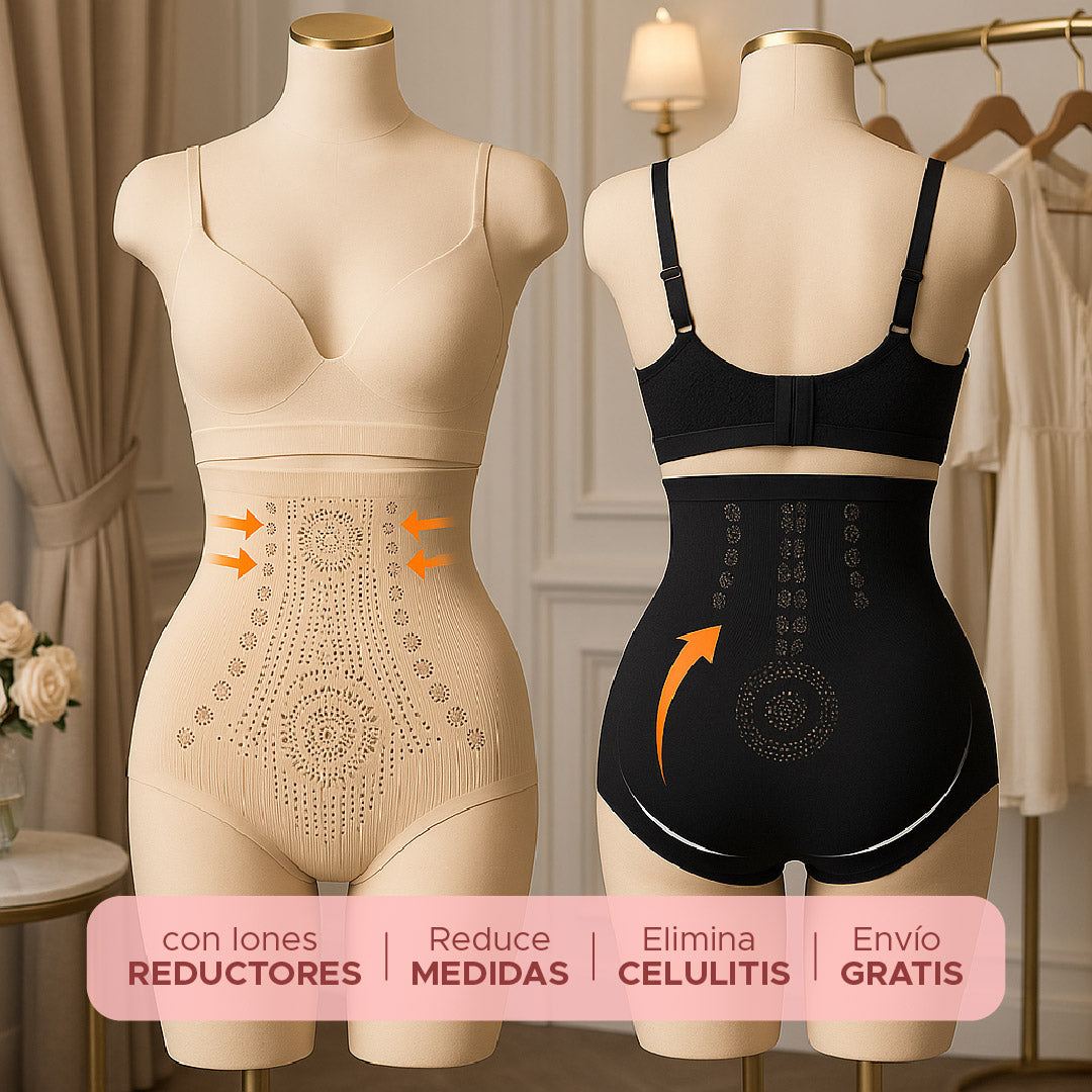 🚨Panty faja Slim Shape™ con Iones reductores, Elimina celulitis, estrias y reduce medidas 📏 30% de DCTO