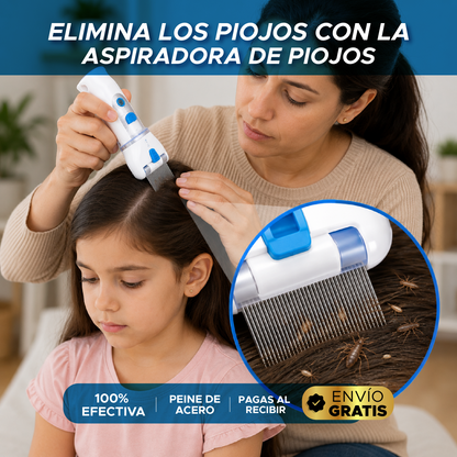 🛡️✨👧 Aspiradora Eléctrica Anti-Piojos 👧✨🛡️