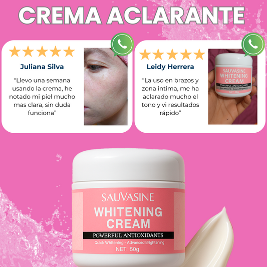 🌸Sauvasine Pro™ Crema Despigmentante- Aclara en tiempo Record