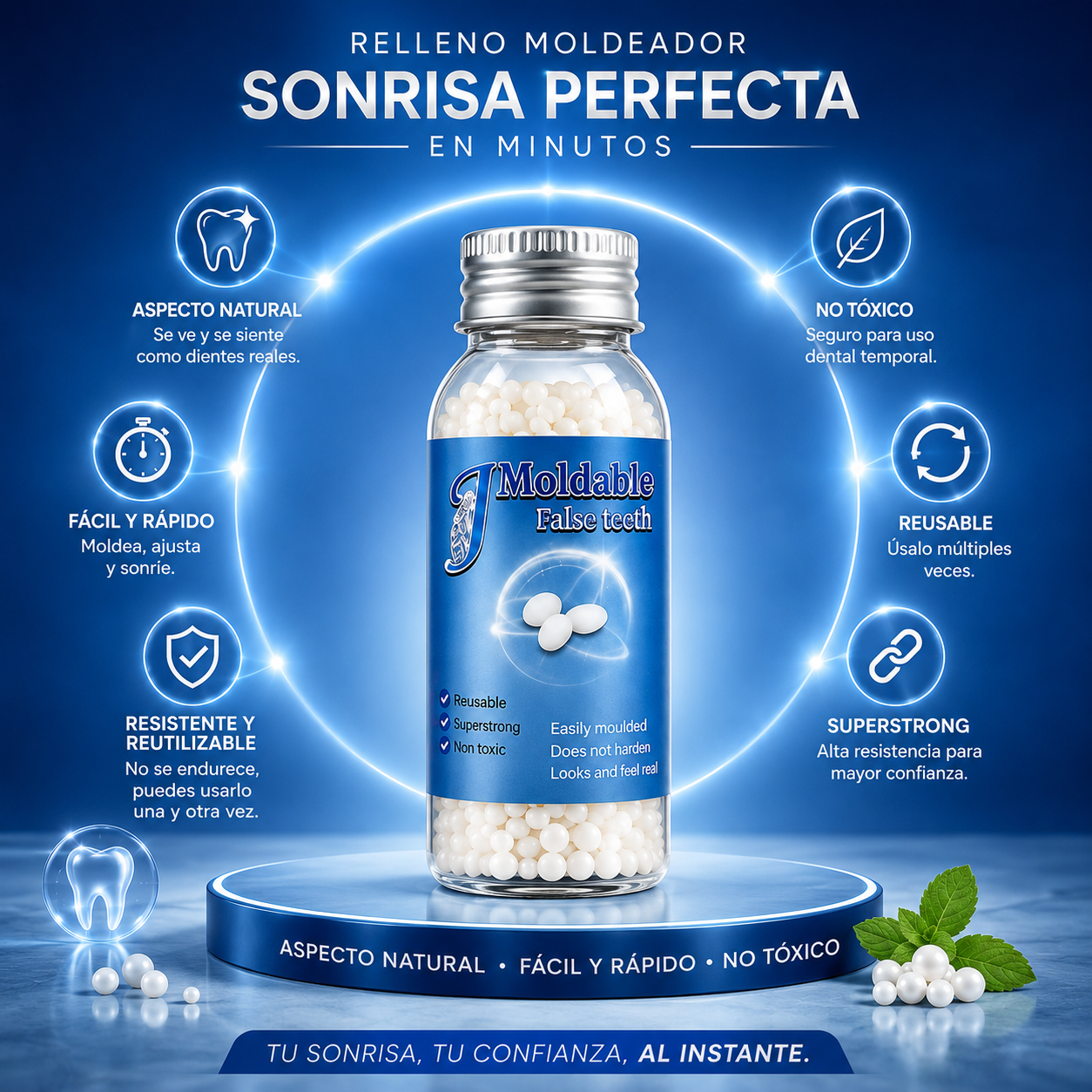 🦷✨ RELLENO RESTAURADOR DENTAL – SONRÍE SIN COMPLEJOS 💎🦷