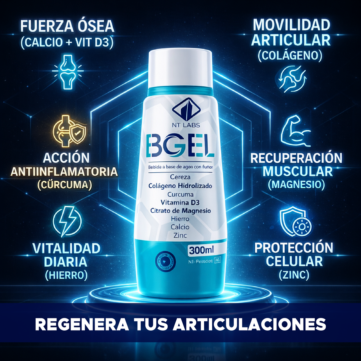 BGEL 🦴✨💚 REGENERADOR DE CARTÍLAGOS 100% NATURAL 💚✨🦴