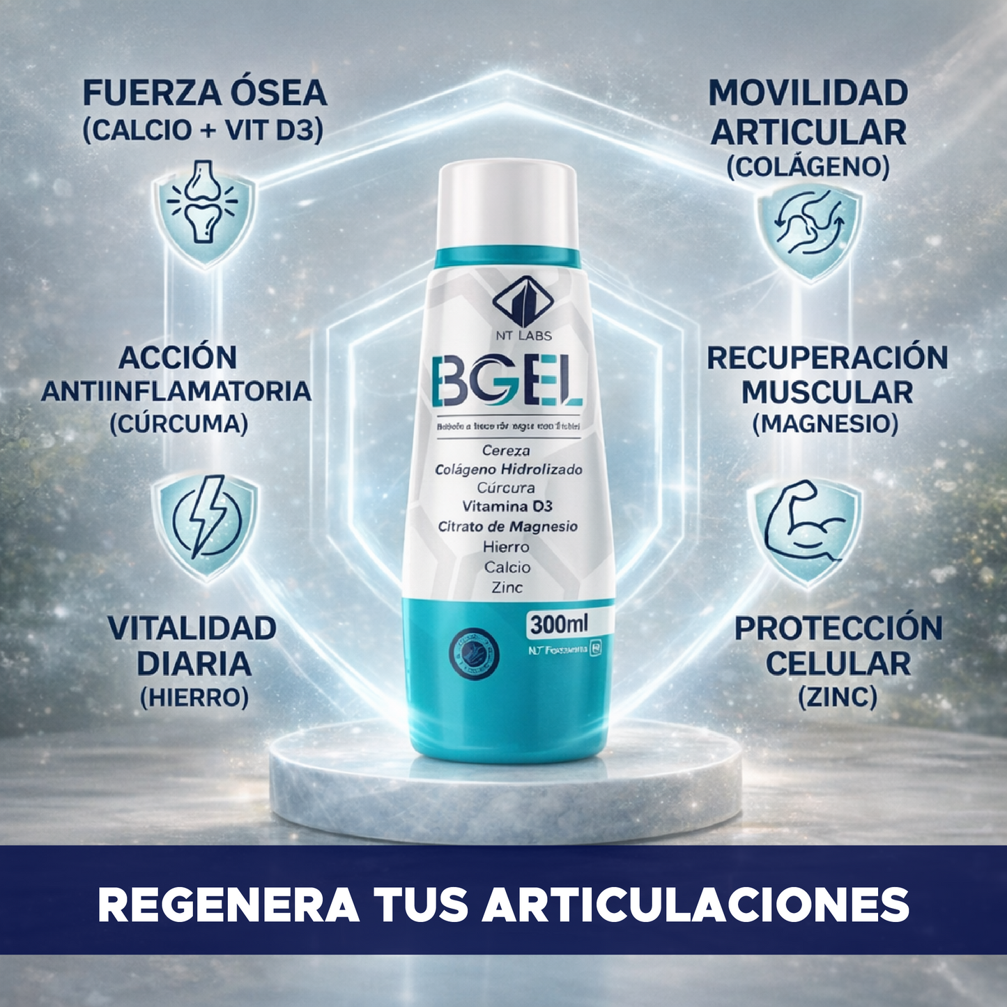 BGEL 🦴✨💚 REGENERADOR DE CARTÍLAGOS 100% NATURAL 💚✨🦴
