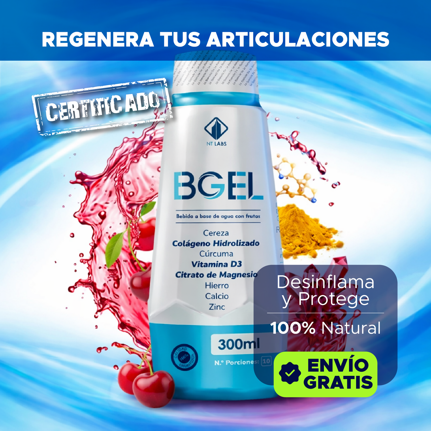 BGEL 🦴✨💚 REGENERADOR DE CARTÍLAGOS 100% NATURAL 💚✨🦴