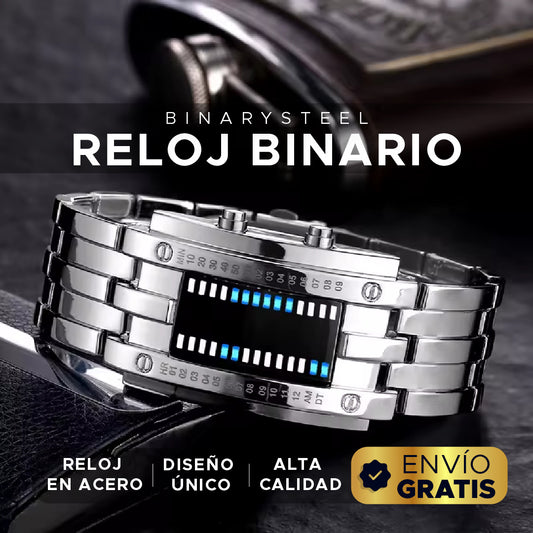 ⚡⌚ BinarySteel Reloj Binario de Acero ⌚⚡