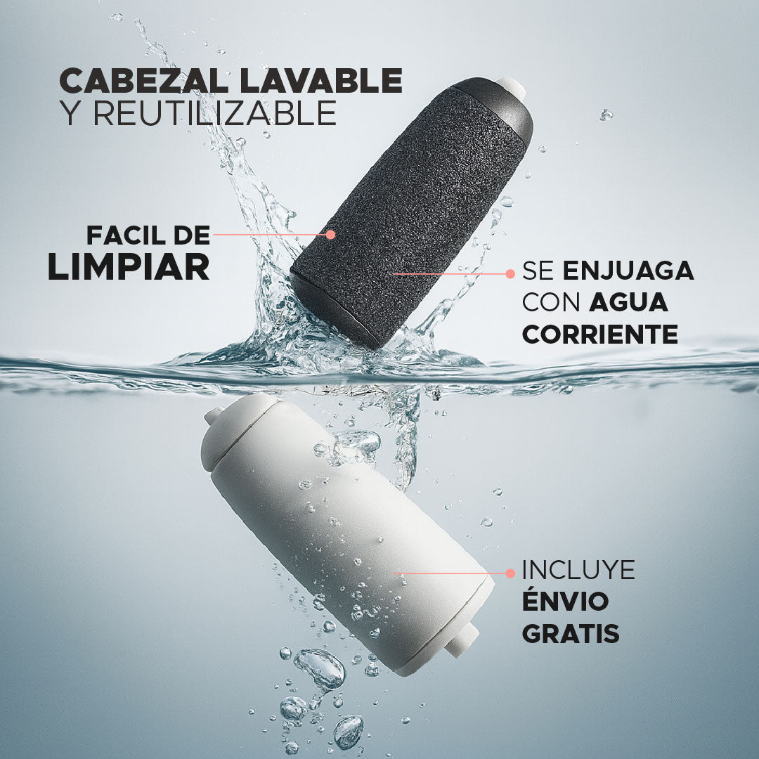🌸Pedi Spa Set Profesional de Pedicura – Lima Eléctrica inalámbrica + Rodillos Anti durezas💎 Adiós a los talones agrietados