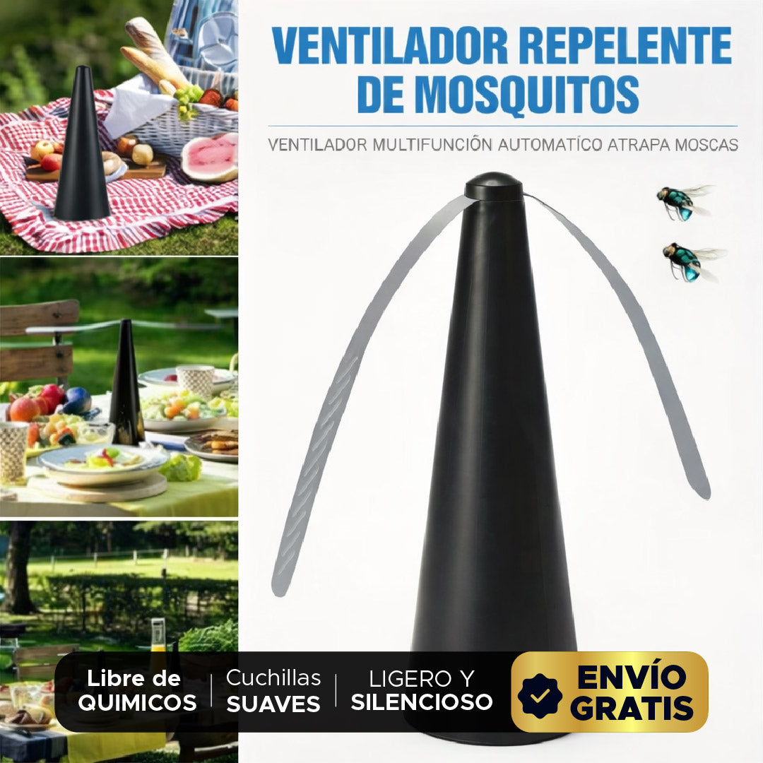 FLYSHIELD 360 VENTILADOR REPELENTE DE MOSCAS