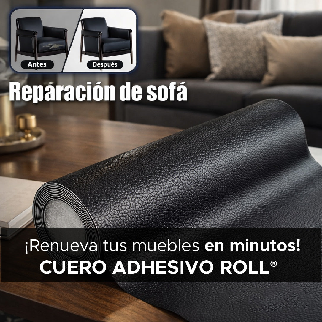 ✨ CueroFix Roll™ Cuero Adhesivo Premium 🛋️✨ Renueva tus muebles ✨