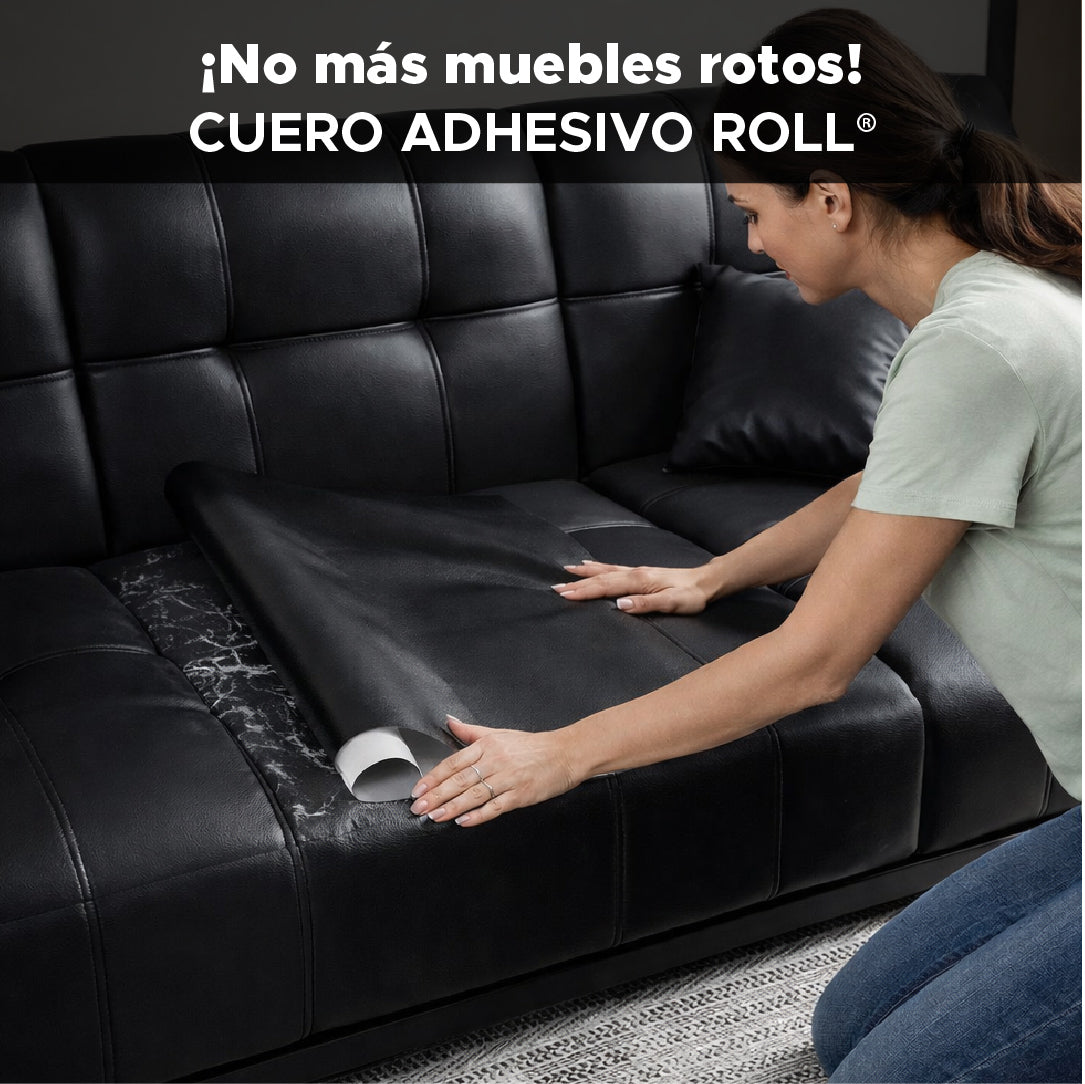 ✨ CueroFix Roll™ Cuero Adhesivo Premium 🛋️✨ Renueva tus muebles ✨