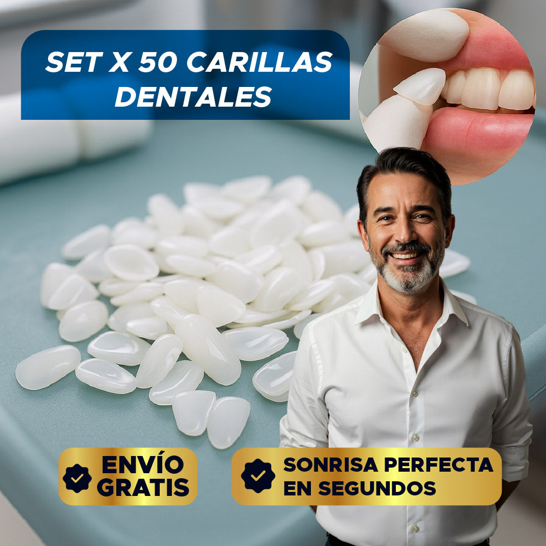 ✨🦷 SET X 50 CARILLAS DENTALES ⭐😁