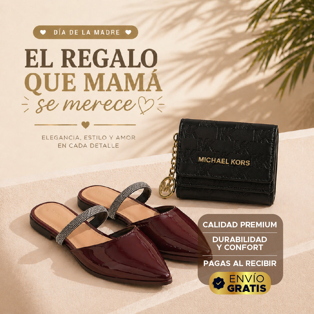 💎 Elegance Duo Set 🌟 Duo Perfecto: Billetera + Sandalias 👠
