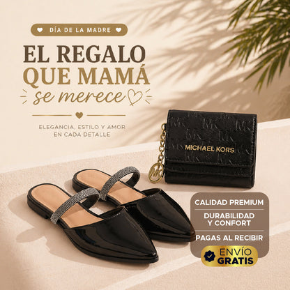 💎 Elegance Duo Set 🌟 Duo Perfecto: Billetera + Sandalias 👠