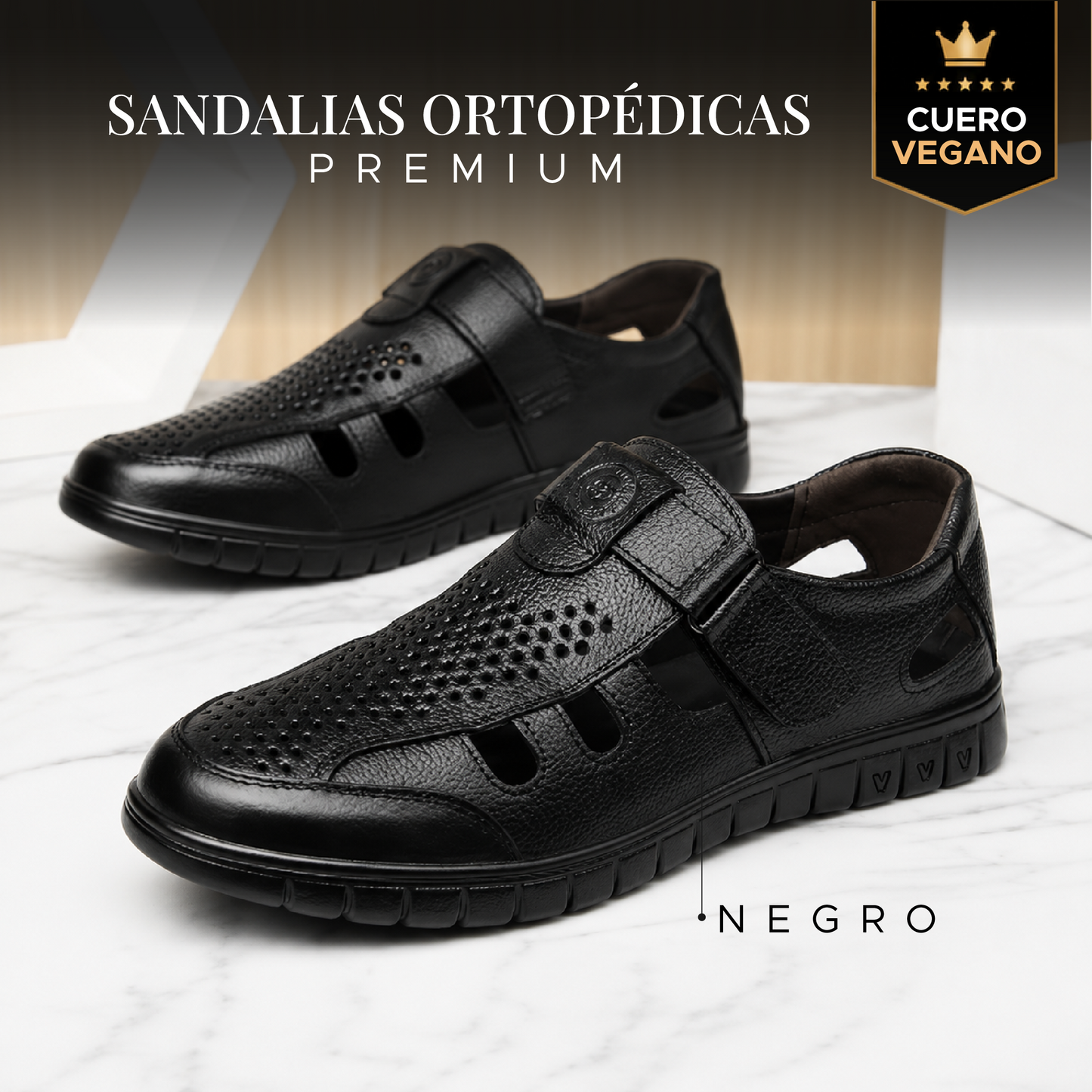 🩴✨ SANDALIAS ORTOPÉDICAS PREMIUM DE CUERO VEGANO✨🩴
