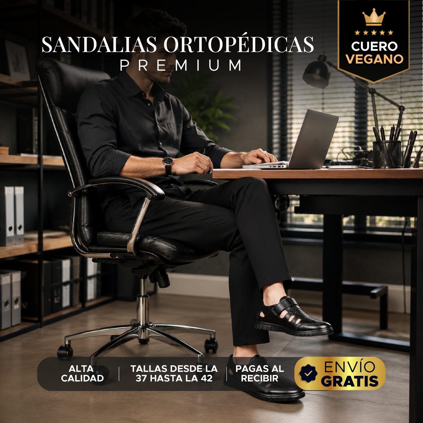 🩴✨ SANDALIAS ORTOPÉDICAS PREMIUM DE CUERO VEGANO✨🩴