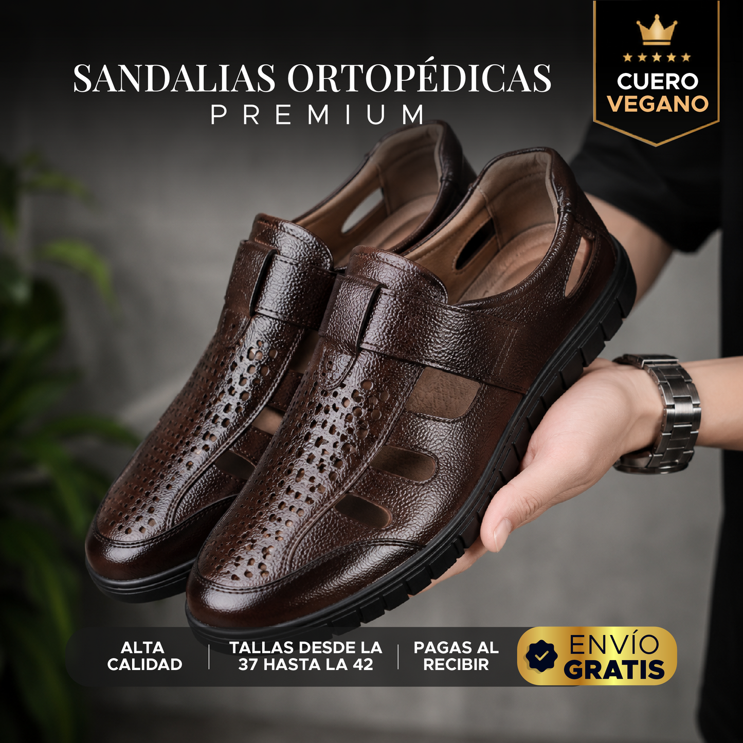 🩴✨ SANDALIAS ORTOPÉDICAS PREMIUM DE CUERO VEGANO✨🩴